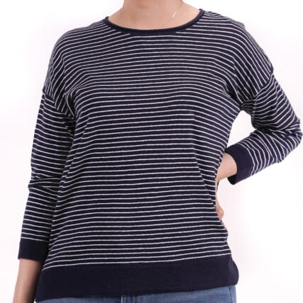 Sweater P/D Navy/Ivory XL