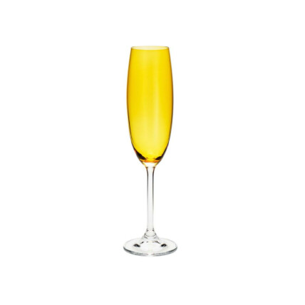Juego de 6 Copas de Cristal Ecológico Para Champagne 220 ML – Gastro Colibri Rubi